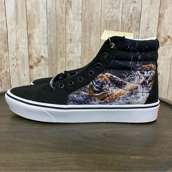 Vans x Discovery Sk8-Hi Project Cat Comfycush High Top Sneakers Size 10 Women - Picture 5 of 15